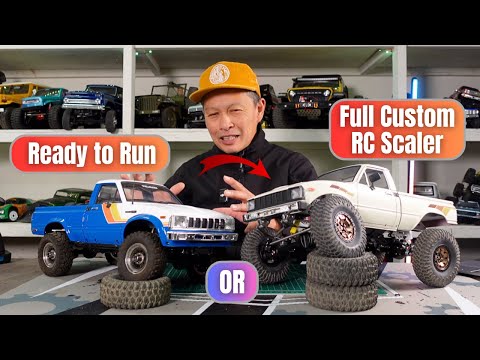 NWSD BBV5 RC Toyota Pickup truck project build - leaf chassis scale rc built for performance.