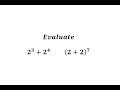 Understanding Exponents and Order of Operations