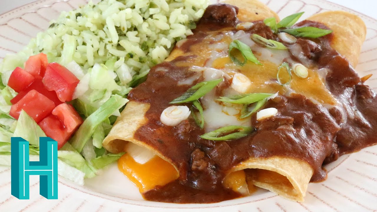 How to Make Tex-Mex Chili Cheese Enchiladas - Hilah Cooking