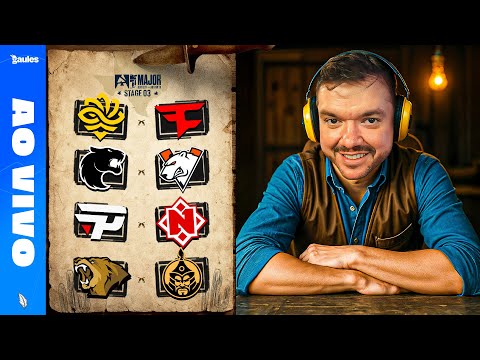 STAGE 3 BLAST AUSTIN MAJOR DIA 2 - !sorteio - AO VIVO COM GAULES - Siga @Gaules nas redes sociais!