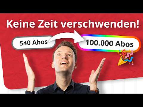 Mein ehrlicher Rat an jemanden, der 100.000 Abonnenten möchte