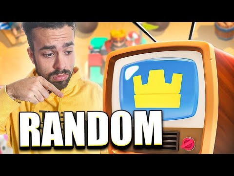 JUGUÉ con los MAZOS más RANDOM de la TV ROYALE 💀