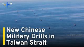 YouTube video thumbnail: China Launches New Live-Fire Exercises in Taiwan Strait