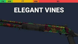 XM1014 Elegant Vines Wear Preview