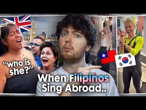 THEY WERE SHOCKED! (Filipinos Singing Abroad in Public | Reaction)