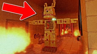 FNAF 3 PEGOU FOGO com um SPRINGTRAP DURAÇO... 💀