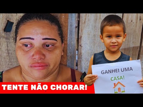 TENTE NÃO CHORAR/ FAMÍLIA DO MUNDICO GANHA UMA CASA NOVA🥹❤️