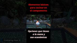 ¿Cuanto cuesta llevar lo minimo para cocinar al campamento? #campismo #camping