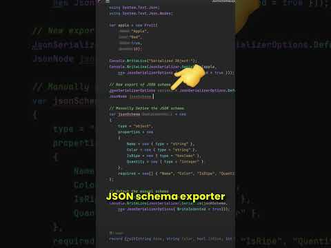 Export Your JSON Schema in .NET 9