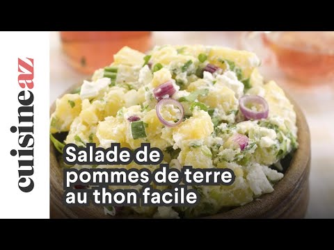 Salade de pommes de terre au thon facile