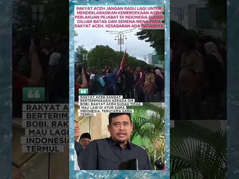 gara-gara mulut busuk mu bo81 rakyat Aceh sampai begini ..#aceh #viral #fyp #youtubeshorts #rengat
