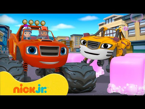 Blaze and the Monster Machines | Blazes ALBERNE Reifenrettungen! 🐰🎈🧼 | Nick Jr. Deutschland