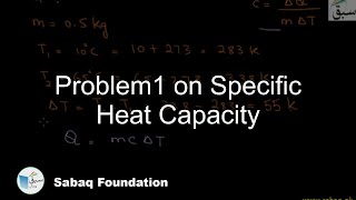 Problem on Specific Heat Capacity