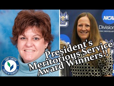 SUNY Canton President's Meritorious Service Award