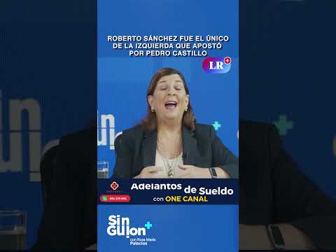ROBERTO SÁNCHEZ FUE EL ÚNICO DE LA IZQUIERDA QUE APOSTÓ POR PEDRO CASTILLO #SinGuion #shorts