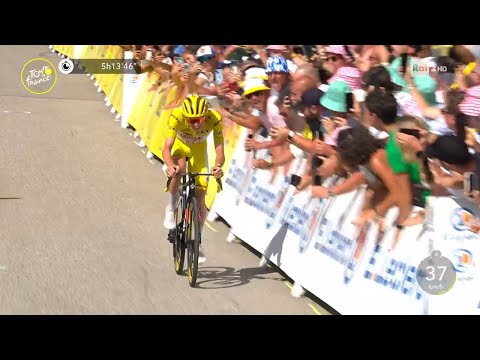 15a tappa - Ultimo Km: Pogacar strabilia e agguanta la vittoria - Tour de France 14/07/2024