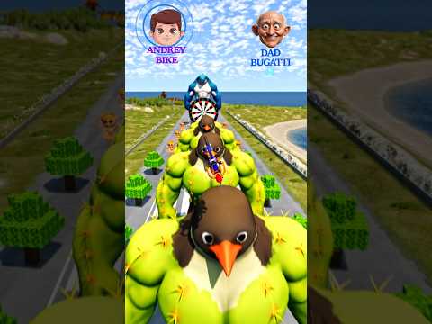 Andrey's pit bike vs dad's bugatti | beamn drive #shorts