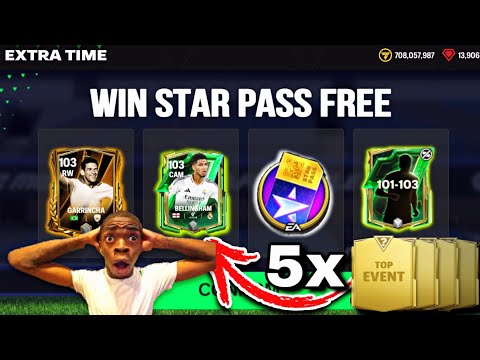 Win Star Pass Every Day🤩…5x Top Event Market Pick Funny Pack Opening