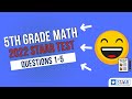 Exploring Key Concepts in 5th Grade Math: STAAR Test Questions 1-5
