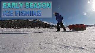 Ice Fishing Panguitch Lake, Utah - RAINBOW TROUT - Early Winter Report 2022-23