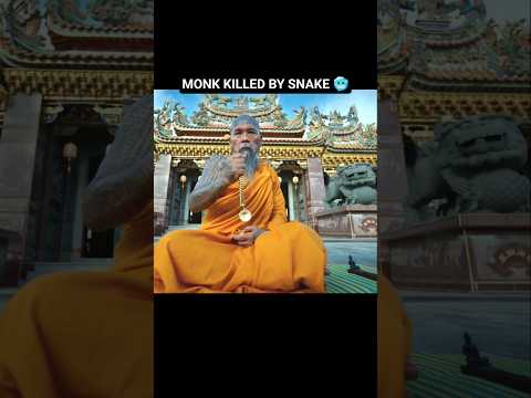 MONK KILLED BY SNAKE  | #shorts #viral #trending