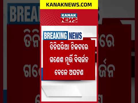 ଗଣେଶ ମୂର୍ତ୍ତି ବିସର୍ଜନ ବେଳେ ଅଘଟଣ...କେନାଲକୁ ଖସି ପଡ଼ିଲେ ଯୁବକ