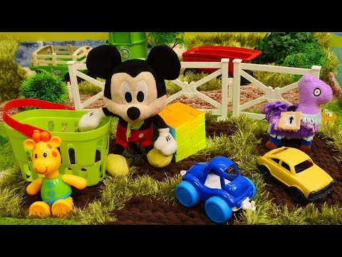 Aventura de Mickey Mouse: De Brinquedos a Legumes! Vídeo Infantil