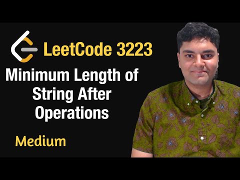 Minimum Length of String After Operations - Leetcode 3223 - Python