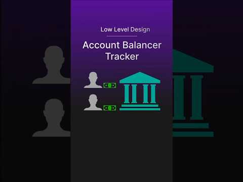 Account Balance Tracker - Low Level Design #technicalinterview #programming #lowleveldesign