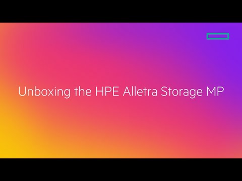 HPE Alletra MP Unboxing with Arrow ECS
