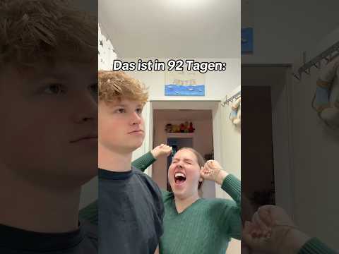 DAS ist in 92 TAGEN!😭🥳 #shortvideo #omg #funny #lustig #reagieren #couple #freund #weihnachten