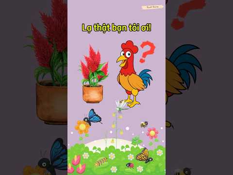 Bài thơ: “HOA MÀO GÀ” || Thơ hay cho trẻ mầm non || Bé học nói tiếng Việt || Thơ hay cho trẻ 3 tuổi