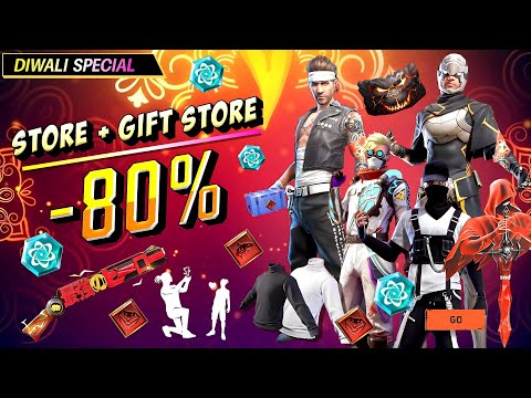 Gift Store 80% Off Discount Event🤯| Free Fire New Event | Ff New Event Today | Upcoming new event ff