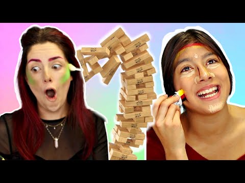 13 Jährige zerstört mich! Make-up JENGA Challenge