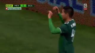 Gol de Hugo Ayala Selección Mexicana México vs Bosnia