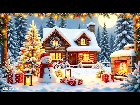 Great Christmas Background Music❄️Relaxing Christmas Music Snowfall🎄Warm Christmas Atmosphere