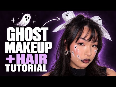 My 2M-View Ghost Look 👻 Easy Halloween Makeup &amp; Hair Tutorial