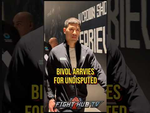 Dmitry Bivol ARRIVES ready to become Undisputed & stop Beterbiev!