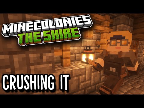Minecolonies: The Shire 29  - Deeper Dwarven Building