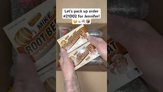 Let’s pack up order #21002 for Jennifer! 😊🍬🍭📦 #candy #packagingorders #satisfying #candies