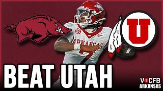 Arkansas MUST Do This to Beat Utah — Can the Hogs Get It Done