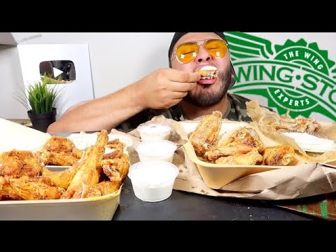 MUKBANG WINGSTOP EATING SHOW