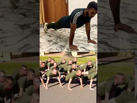 Army Push Ups Challenge💪🏼 #shorts #viral #trending #fitness #workout #motivation #pushups