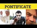 Understanding the Term 'Pontificate'