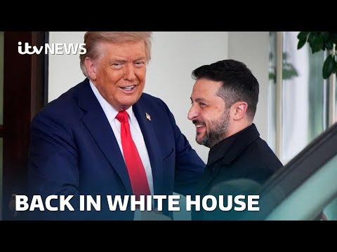 Trump and Zelenskyy hold calmer Oval Office meeting ahead of talks on Ukraine's future | ITV News