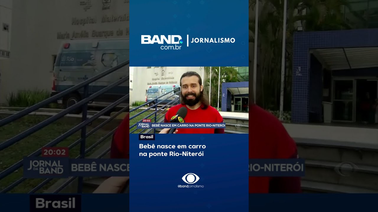 Bebê nasce em carro  na ponte Rio-Niterói