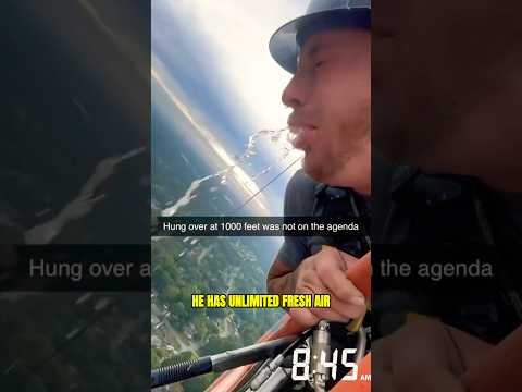 When Your STOMACH Decides to QUIT but You're 1000 FEET In The Air #windturbine #construction
