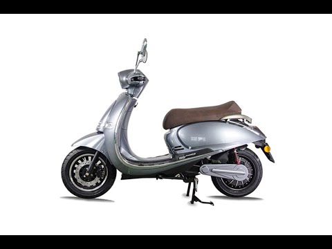 Artisan EVC 4kw 45mph Electric Moped Scooter Static Review : Green-Mopeds.com