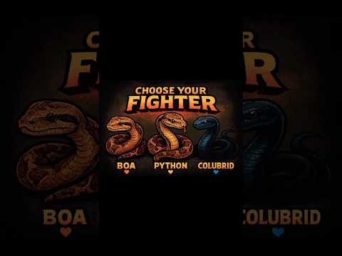 Choose your snake! 🐍 #snake #reptiles #battle #pickone #fyp #pets #animals #python #uk #viral #wow