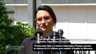 El Gobernador Walz anuncian un esfuerzo de $12 millones para combatir el hambre en Minnesota